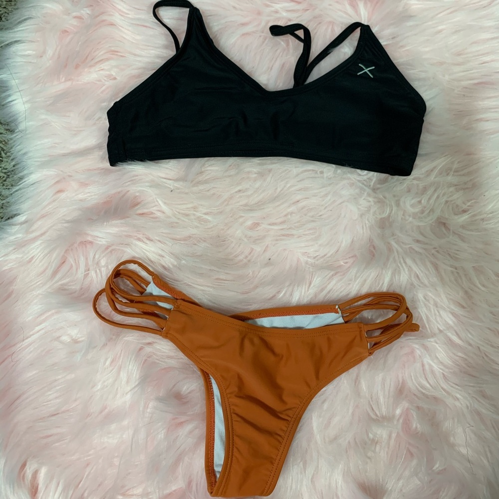 Black and rust Boutine LA bikini